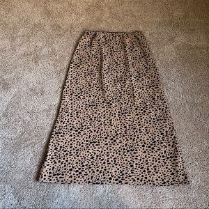 Leopard Midi Skirt